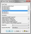 PCAN-MicroMod Configuration - Board Selection