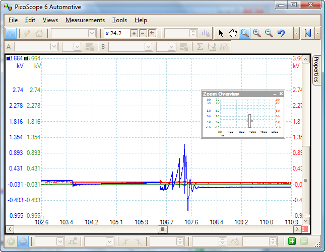 ignition waveform